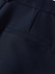 Women's High-Waist Shorts with Rolled Hem