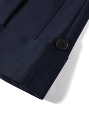 Women's High-Waist Shorts with Rolled Hem