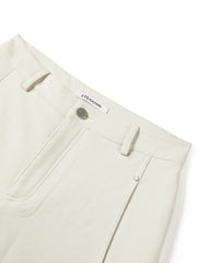 Women's Casual Solid Thermal Curved-Leg Pants