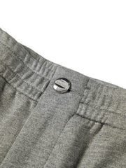 Women's Casual Solid Curved-Leg Sweatpants