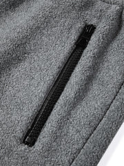 Women's Casual Color-Block Fleece Sweatshirt Dress