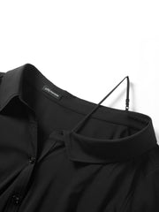 Women's Asymmetrical Shirt Dress