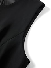 Women's Sleeveless Cinched-Waist Dress