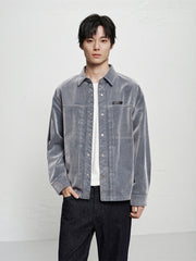 Men's Flocked Denim Jacket