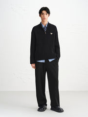 Men's Straight-Leg Textured Sweatpants