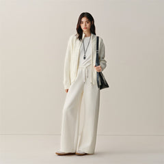 Women's Wool-Blend Star-Jacquard Knit Cardigan