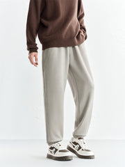Men's Faux Suede Jogger Pants