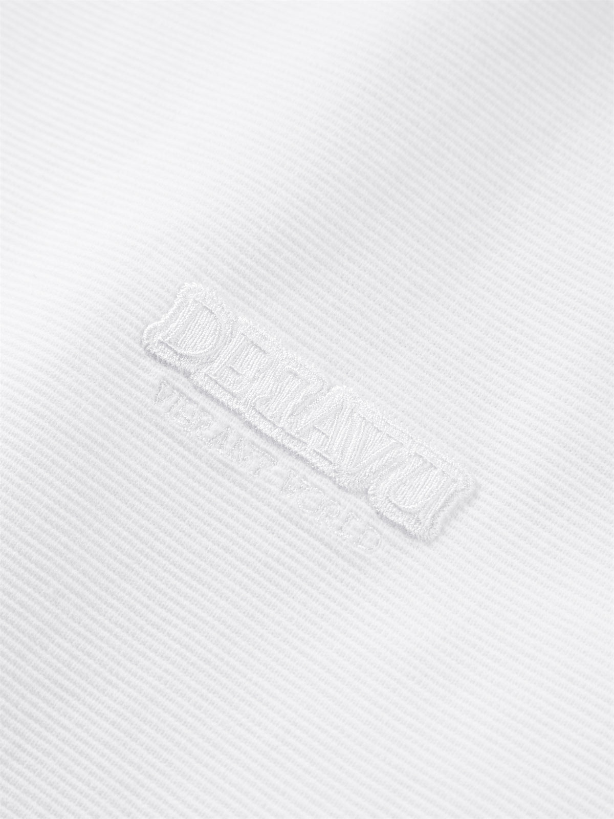 Men's White HF Welded & Embroidered Heavyweight Tee