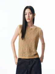 Women's Textured Knit Vest