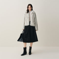 Women's Corduroy Flared Maxi Skirt