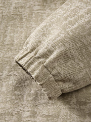Men's Tweed-Texture Hooded Jacket