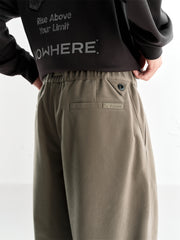 Men's Corduroy Textured Straight-Leg Casual Pants