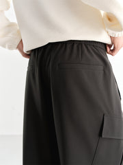 Men's Cargo-Style Pleated Parachute Pants