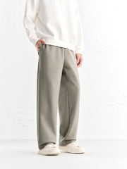 Men's Solid Straight-Leg Sweatpants