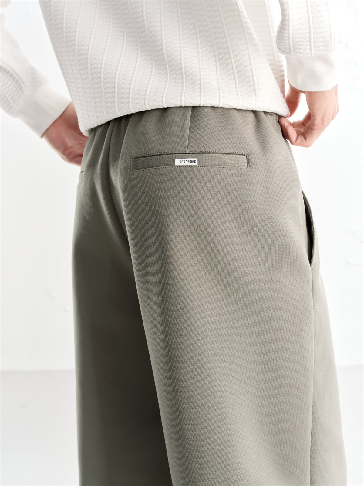 Men's Solid Straight-Leg Sweatpants