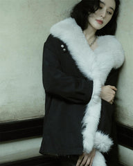 Women's Fox Fur Parka Coat