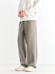 Men's Solid Straight-Leg Sweatpants