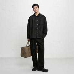 Men's Oversized Quilted Shirt