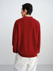 Men's Wool Henley Sweater