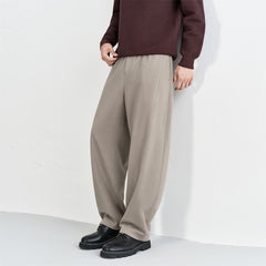 Men's Khaki Basic Tapered Pants