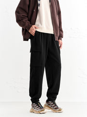 Men's Utility Drawstring Waist Cargo Joggers