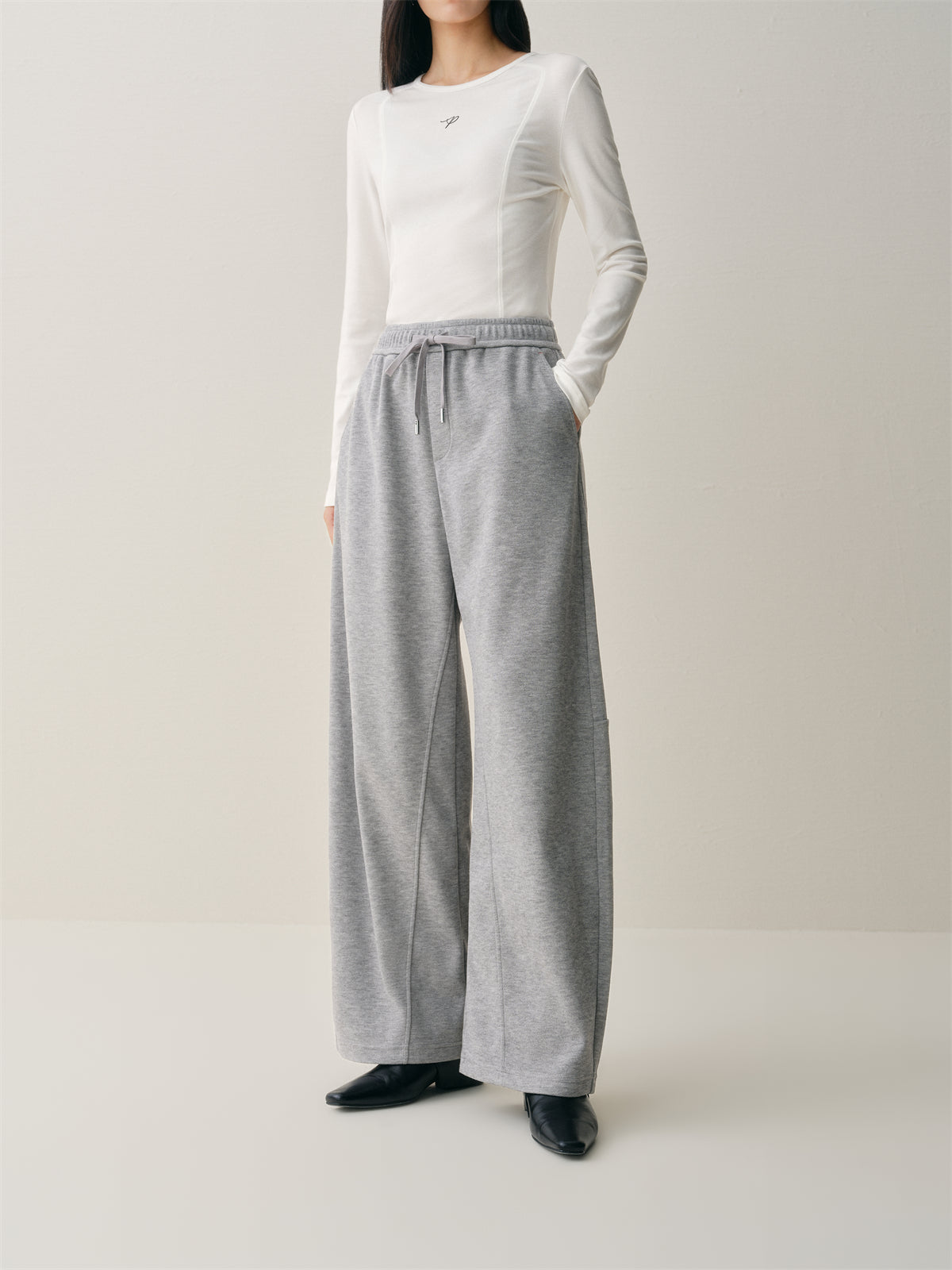 Women's Drawstring Waist Oversized Barrel Pants