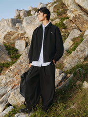 Men's Textured Fabric Shirt Jacket