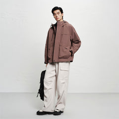 Men's Hooded Utility Outdoor Jacket