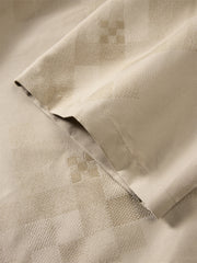 Men's Geometric Jacquard Short-Sleeve Shirt