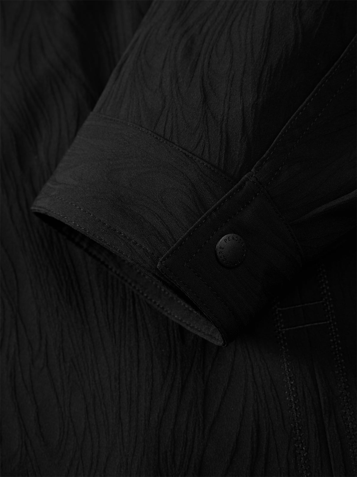 Men's Textured Fabric Shirt Jacket