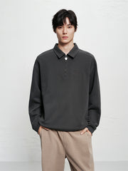 Men's Heavyweight Embroidered Cotton Sweatshirt