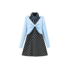 Women's Chinese Style Jacquard Two-piece Sets Dress