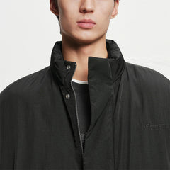 Men's Down Jacket with 3D Back Embroidery