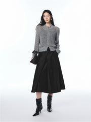 Women's Slim-Fit Openwork Knit Cardigan