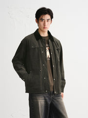 Men's Corduroy Padded Utility Jacket