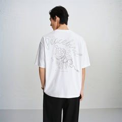 Men's Embroidered Graphic T-Shirt