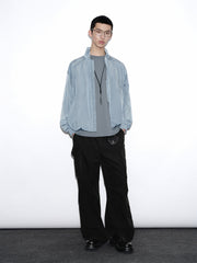 Men's Stand-Collar Relaxed Jacket
