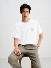Men's Embroidered Crewneck T-Shirt