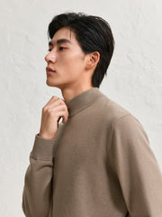 Men's Mock Neck Pullover