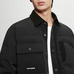 Men's Lightweight Utility Down Shirt Jacket