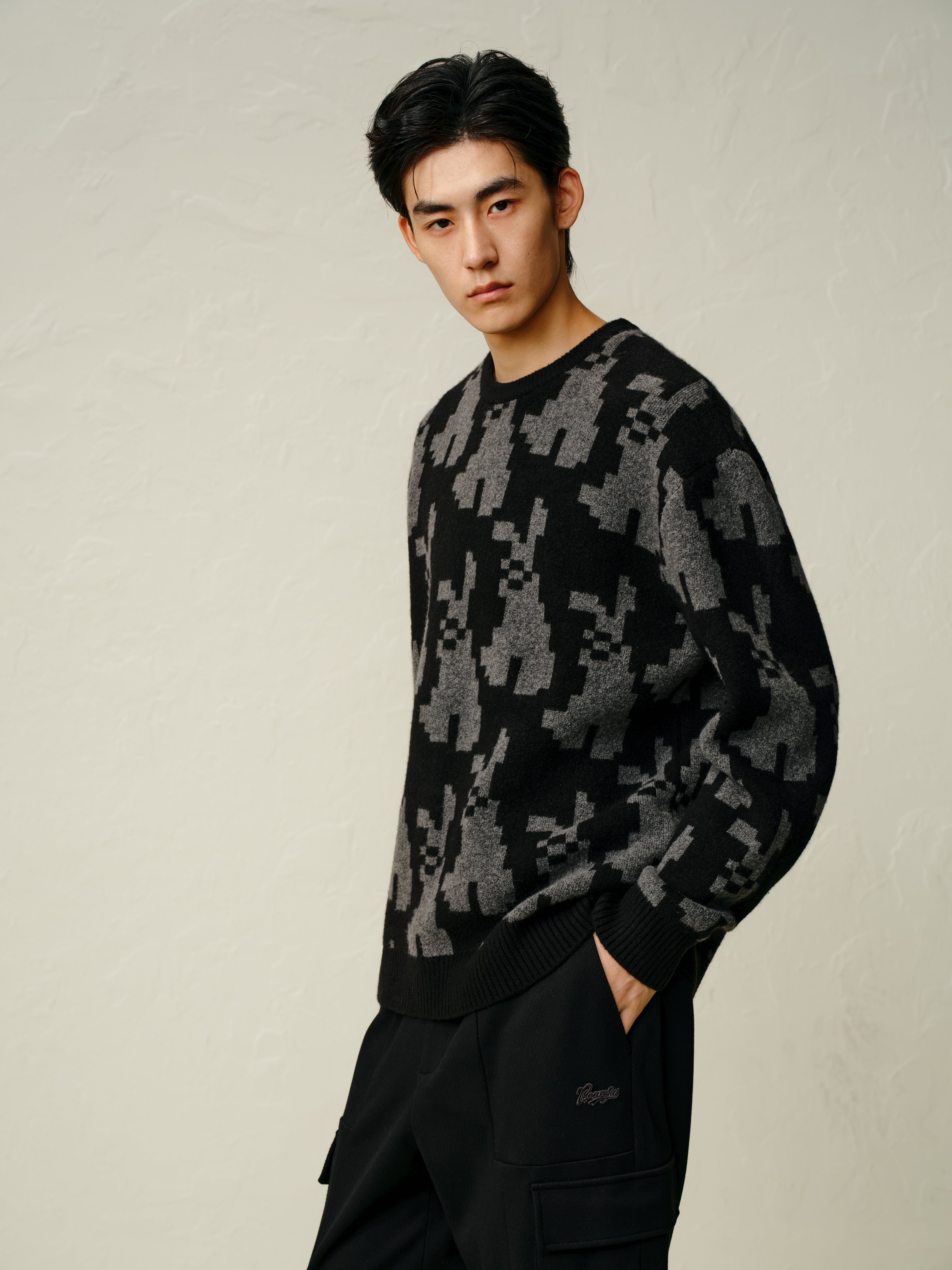 Men's Graphic Jacquard Pullover