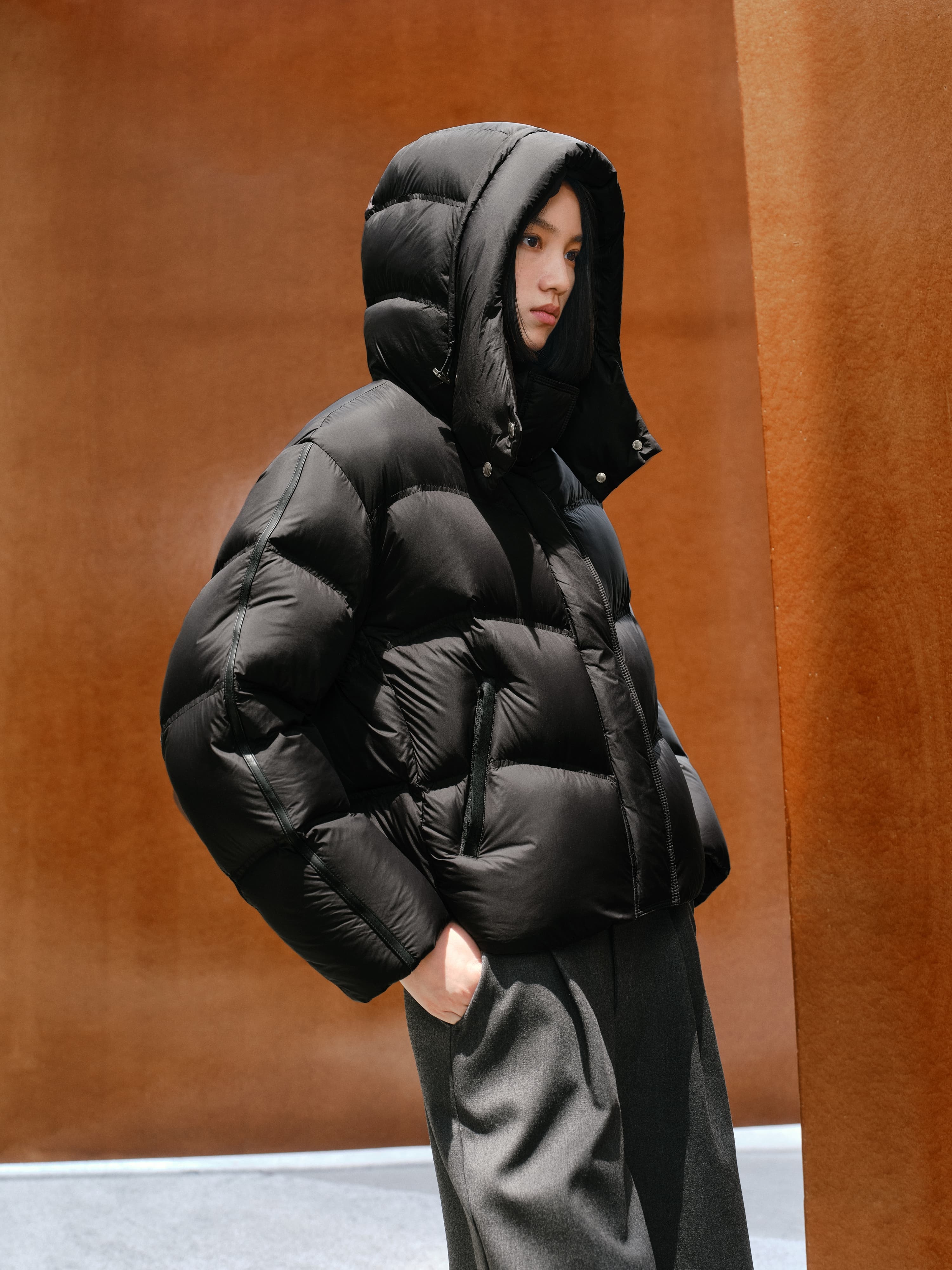 Women's Short Quilted Puffer Jacket