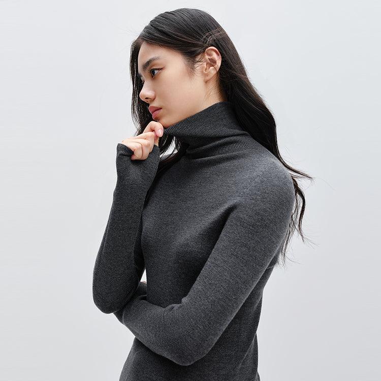 Women's Turtleneck Wool Pullover