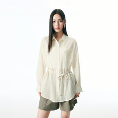 Women's Deconstructed Textured Shirt