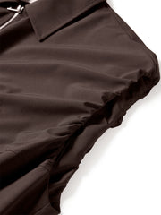 Women's Brown Utility-Inspired Casual Set