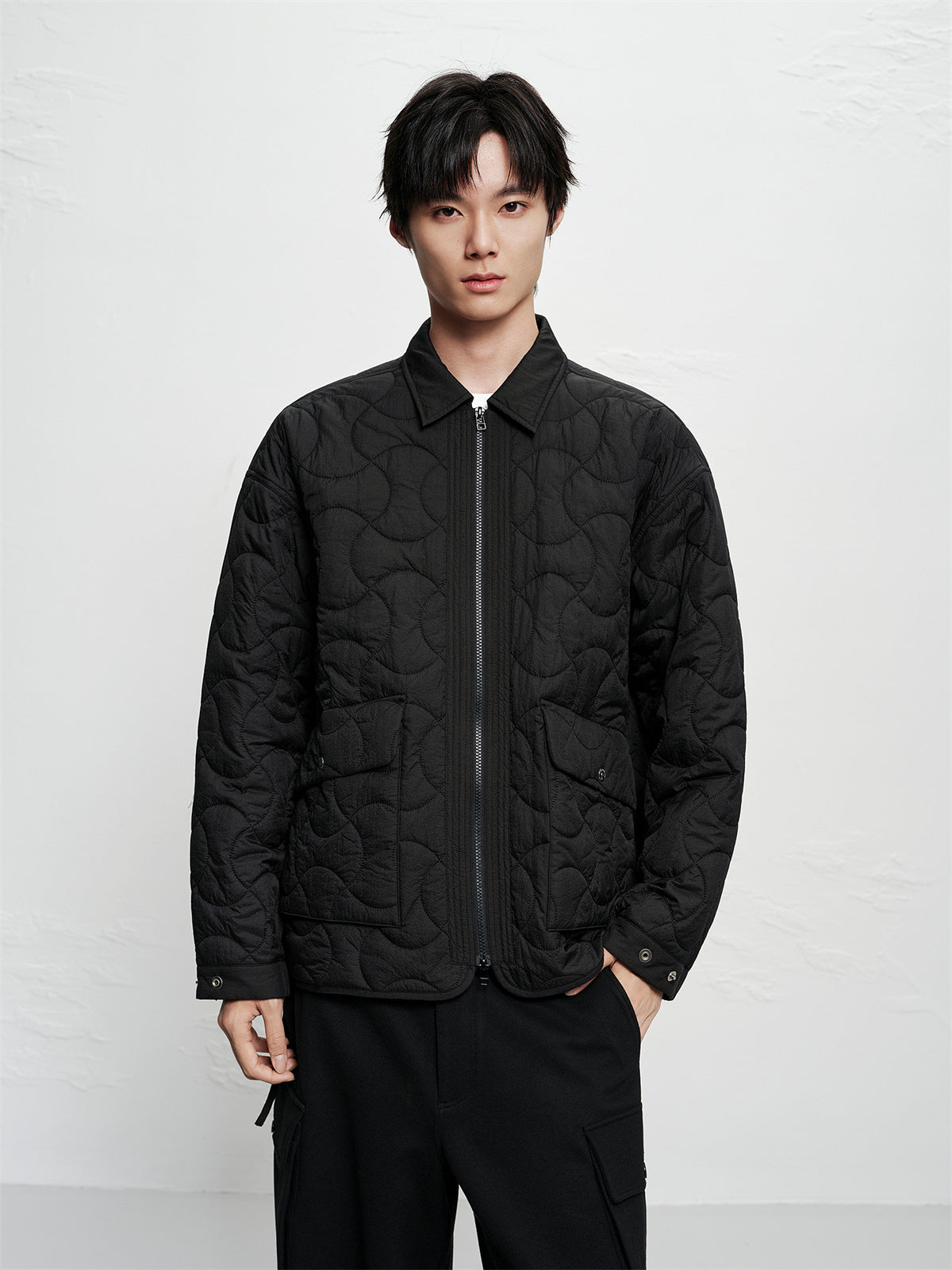 Men's Relaxed Quilted Padded Jacket