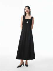 Women's Solid Maxi Cami Dress