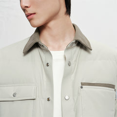Men's Lightweight Utility Down Shirt Jacket