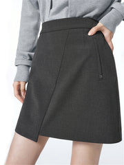 Women's Asymmetrical Paneled A-Line Skirt