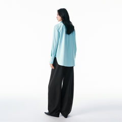 Women's Relaxed Shirt with Detachable Tie